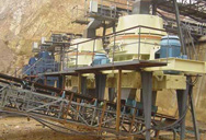opérations de criblage de minerai de fer  